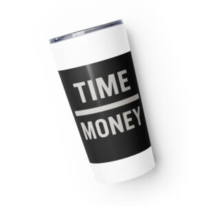 Tapered stainless steel tumbler